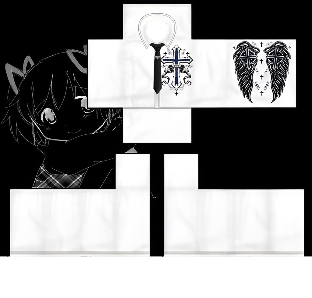 Fashionable white blouse